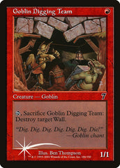 Grupo de Goblins Escavadores / Goblin Digging Team - Magic: The Gathering - MoxLand