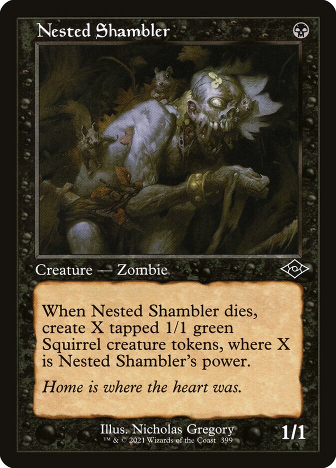Trôpego Nidificado / Nested Shambler - Magic: The Gathering - MoxLand