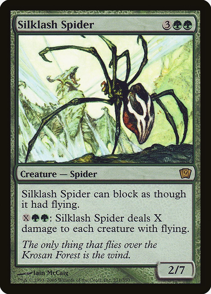 Aranha do Chicote de Seda / Silklash Spider - Magic: The Gathering - MoxLand