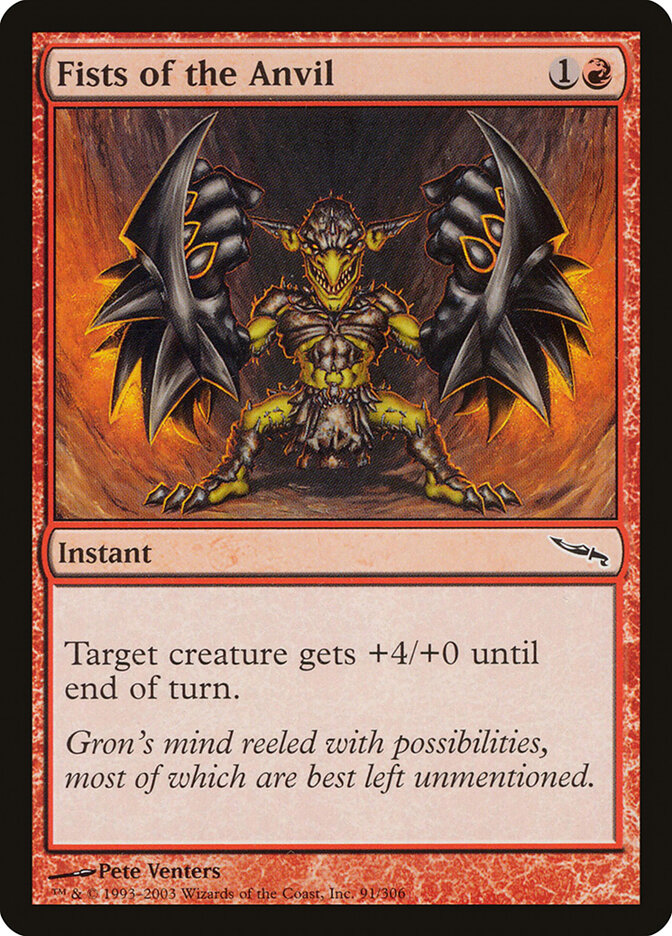 Punhos de Bigorna / Fists of the Anvil - Magic: The Gathering - MoxLand