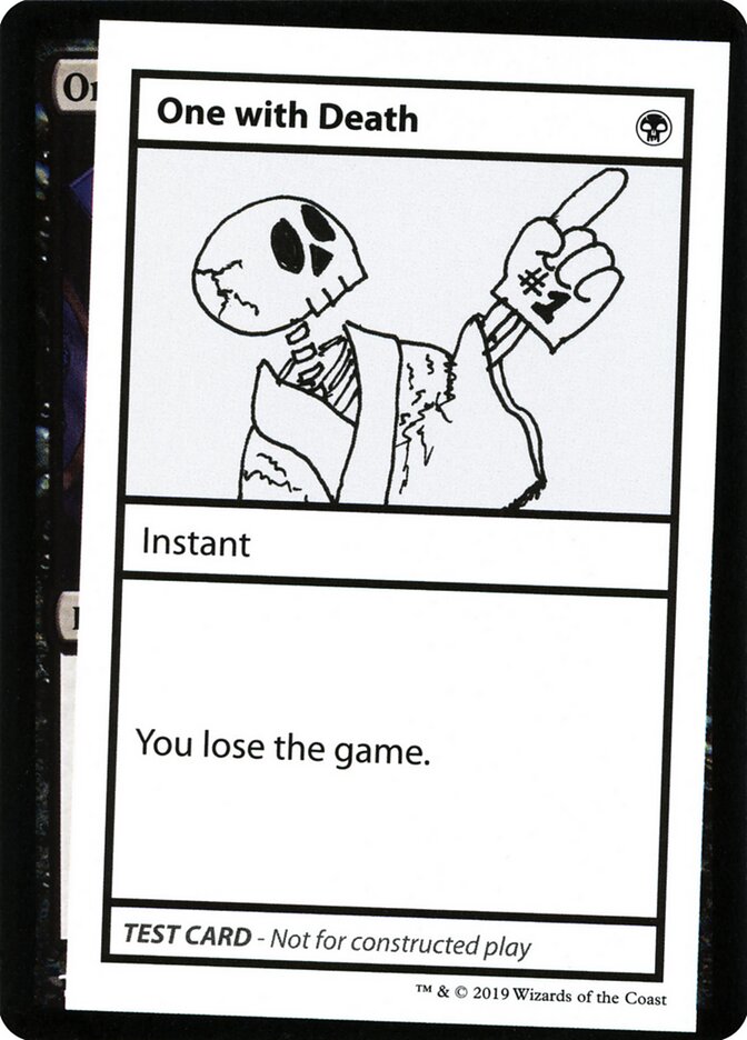 One with Death - Magic: The Gathering - MoxLand