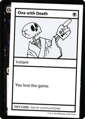 One with Death - Magic: The Gathering - MoxLand