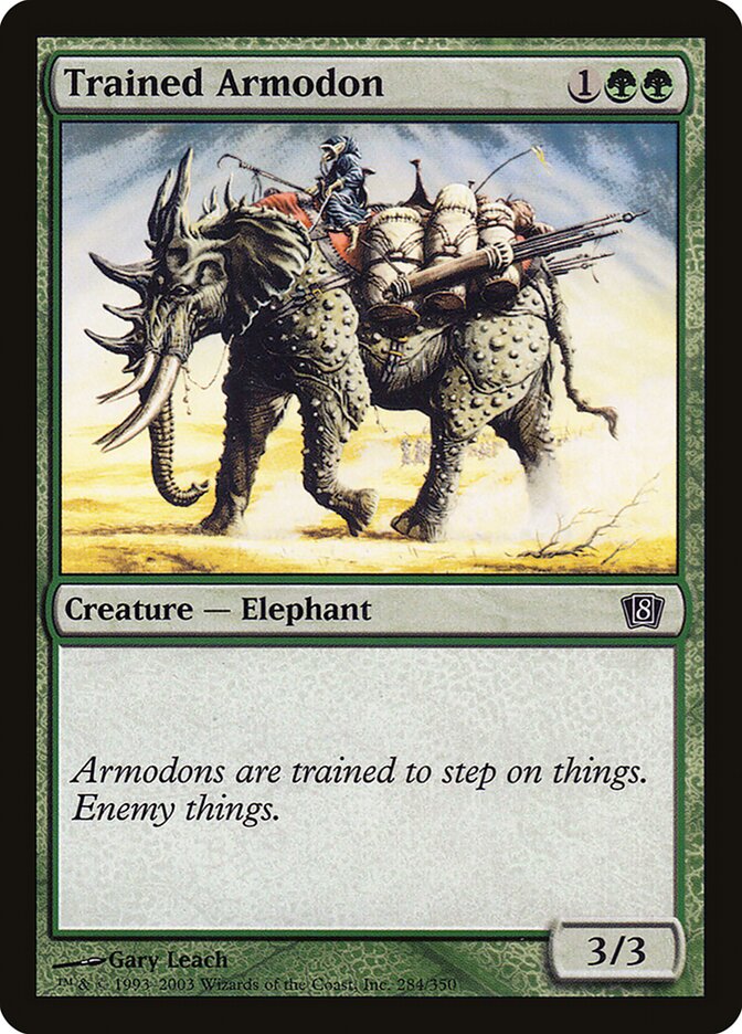 Armodonte Adestrado / Trained Armodon - Magic: The Gathering - MoxLand