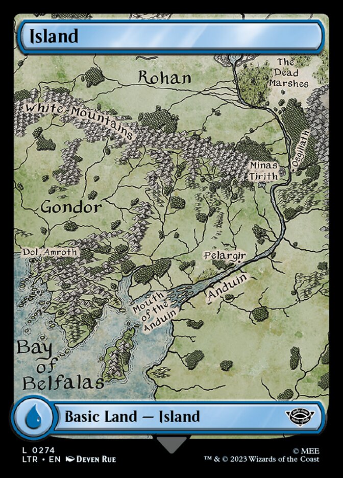 Ilha / Island - Magic: The Gathering - MoxLand