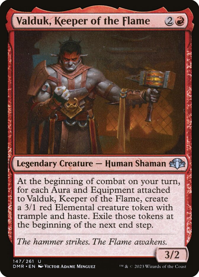 Valduk, Guardião da Chama / Valduk, Keeper of the Flame - Magic: The Gathering - MoxLand