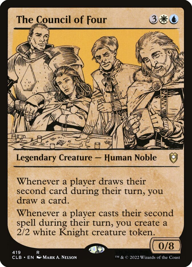 O Conselho dos Quatro / The Council of Four - Magic: The Gathering - MoxLand