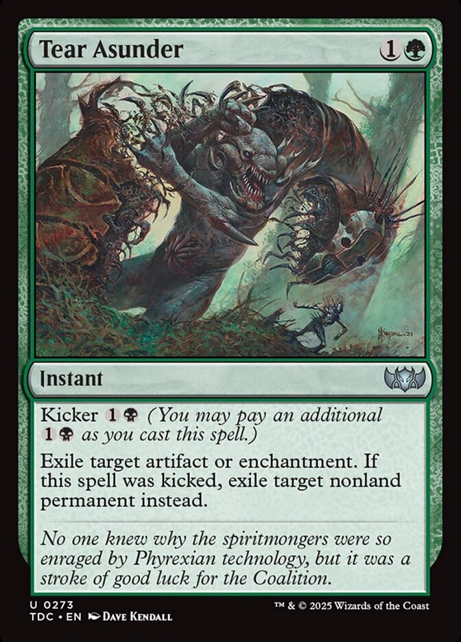 Rasgar em Dois / Tear Asunder - Magic: The Gathering - MoxLand