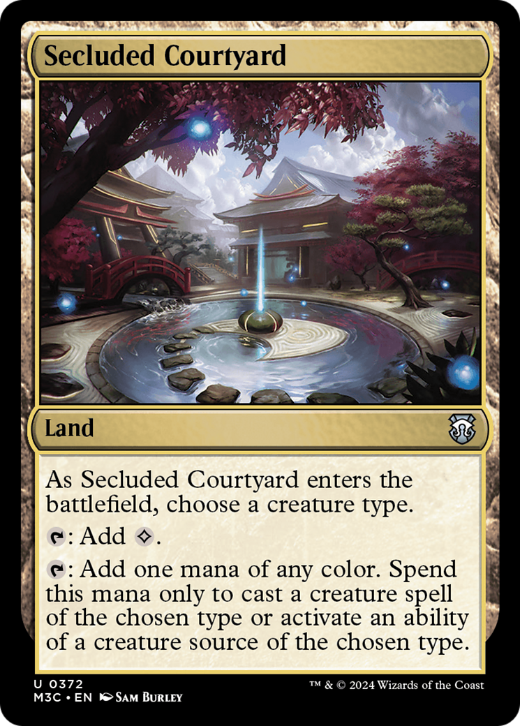 Pátio Reservado / Secluded Courtyard - Magic: The Gathering - MoxLand
