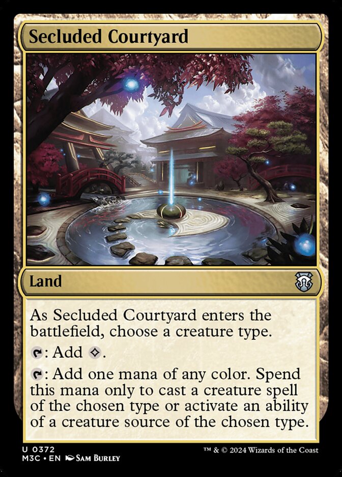 Pátio Reservado / Secluded Courtyard - Magic: The Gathering - MoxLand