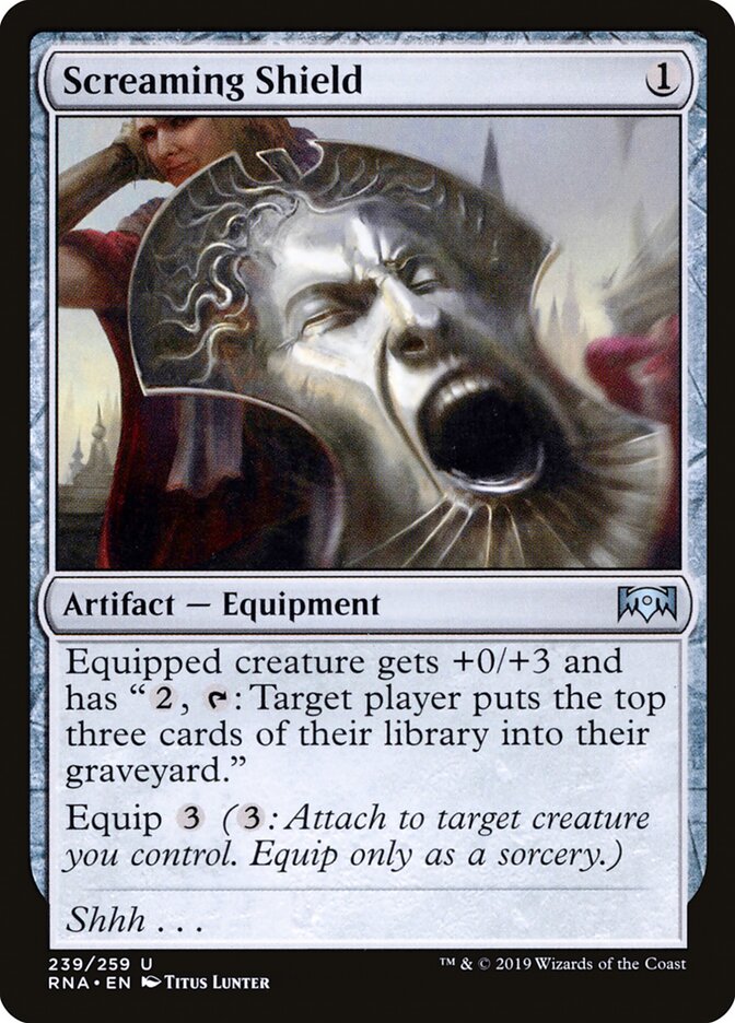 Escudo Urrador / Screaming Shield - Magic: The Gathering - MoxLand