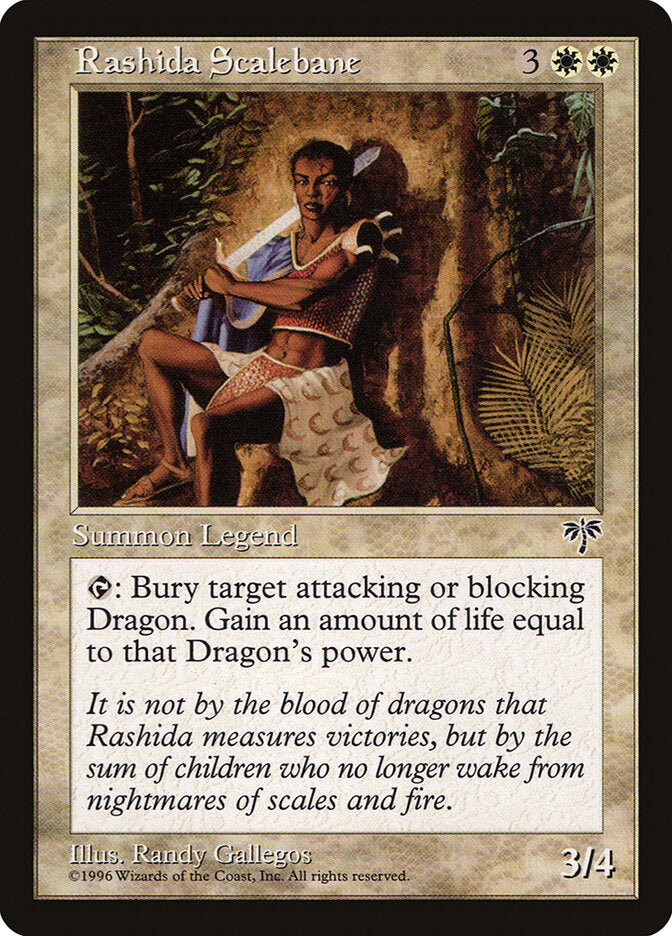 Rashida Squamácida / Rashida Scalebane - Magic: The Gathering - MoxLand