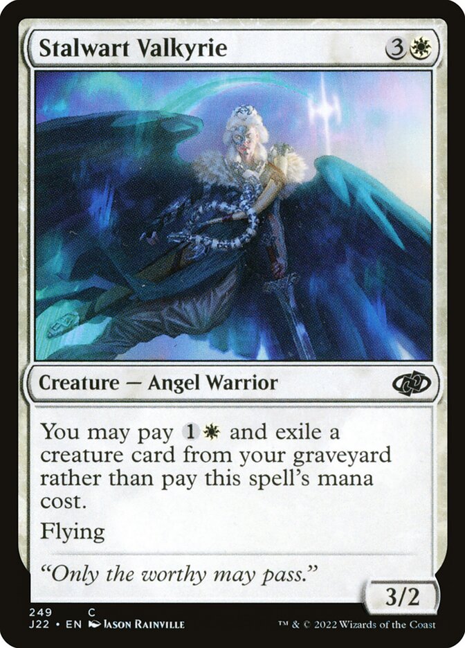 Valquíria Resoluta / Stalwart Valkyrie - Magic: The Gathering - MoxLand
