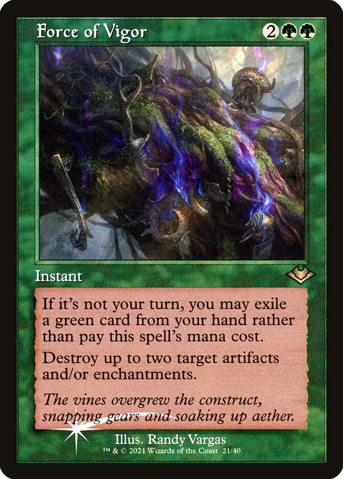 Força do Vigor / Force of Vigor - Magic: The Gathering - MoxLand