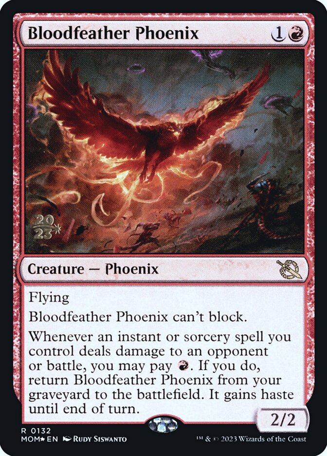 Fênix da Pena Sangrenta / Bloodfeather Phoenix - Magic: The Gathering - MoxLand