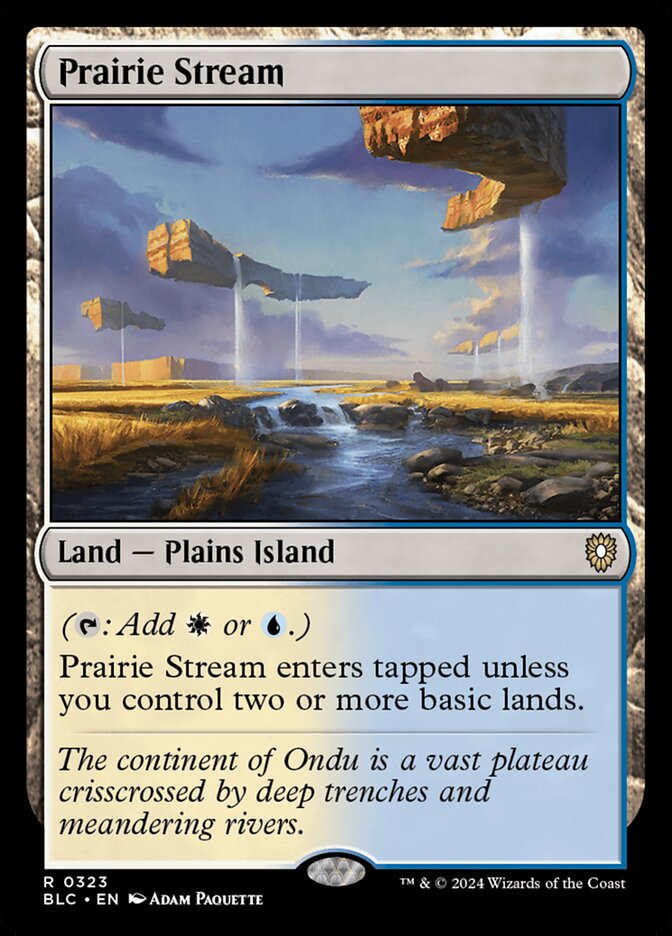 Riacho da Pradaria / Prairie Stream - Magic: The Gathering - MoxLand