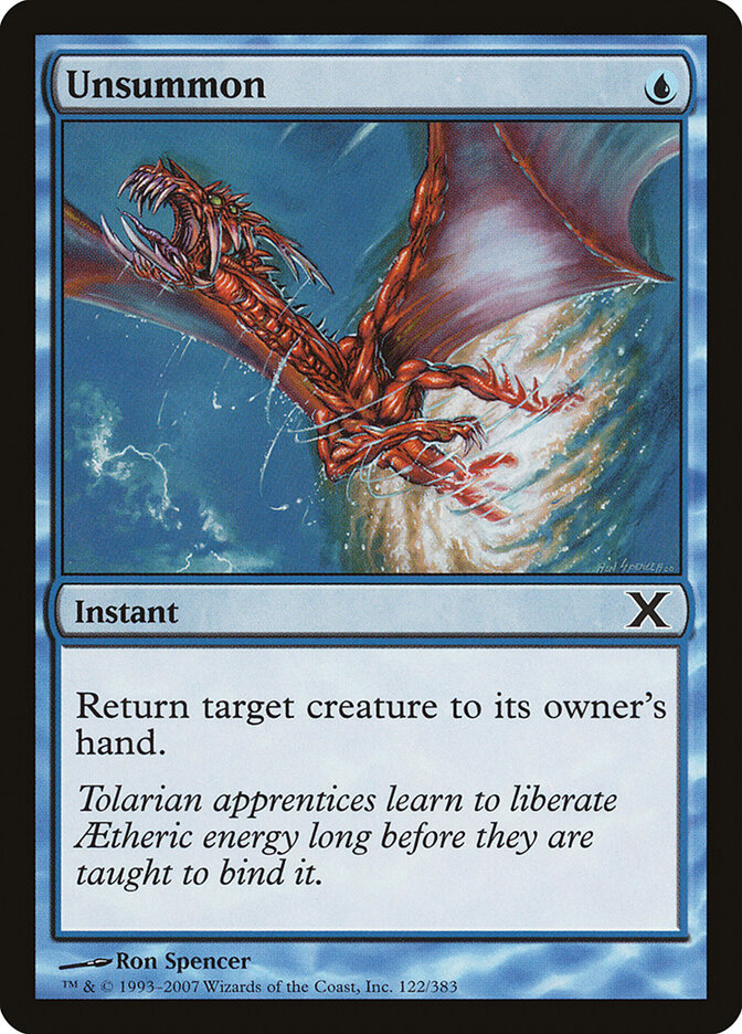 Esconjurar / Unsummon - Magic: The Gathering - MoxLand