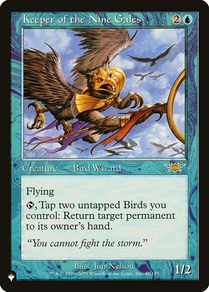 Custódio dos Nove Vendavais / Keeper of the Nine Gales - Magic: The Gathering - MoxLand