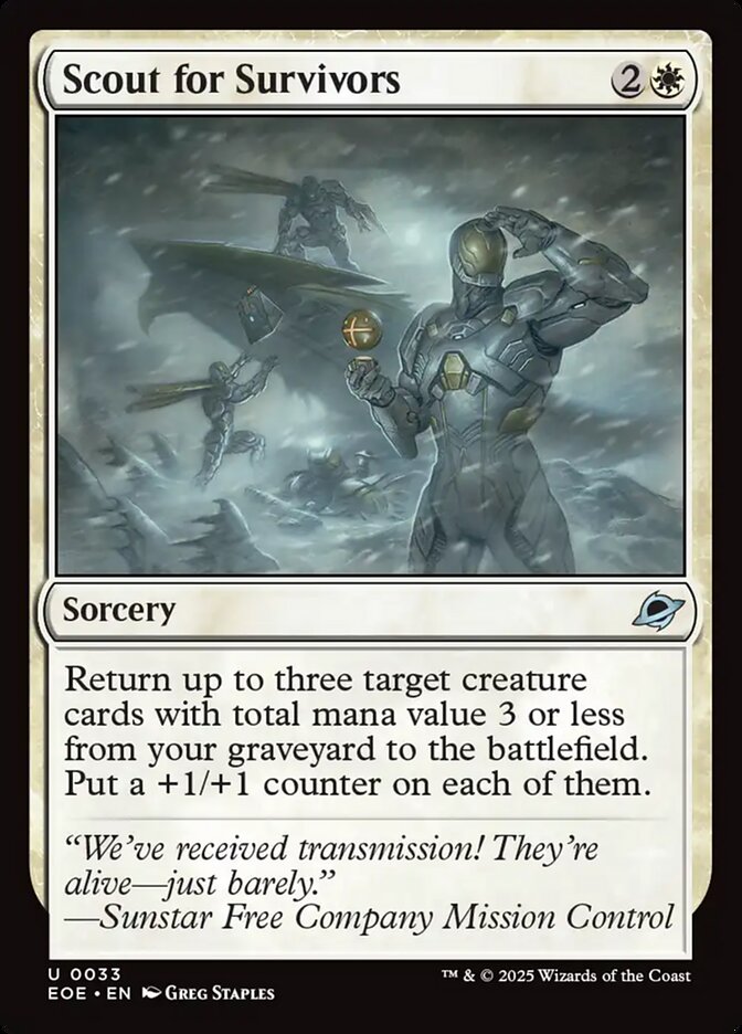 Procurar Sobreviventes / Scout for Survivors - Magic: The Gathering - MoxLand