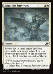 Procurar Sobreviventes / Scout for Survivors - Magic: The Gathering - MoxLand