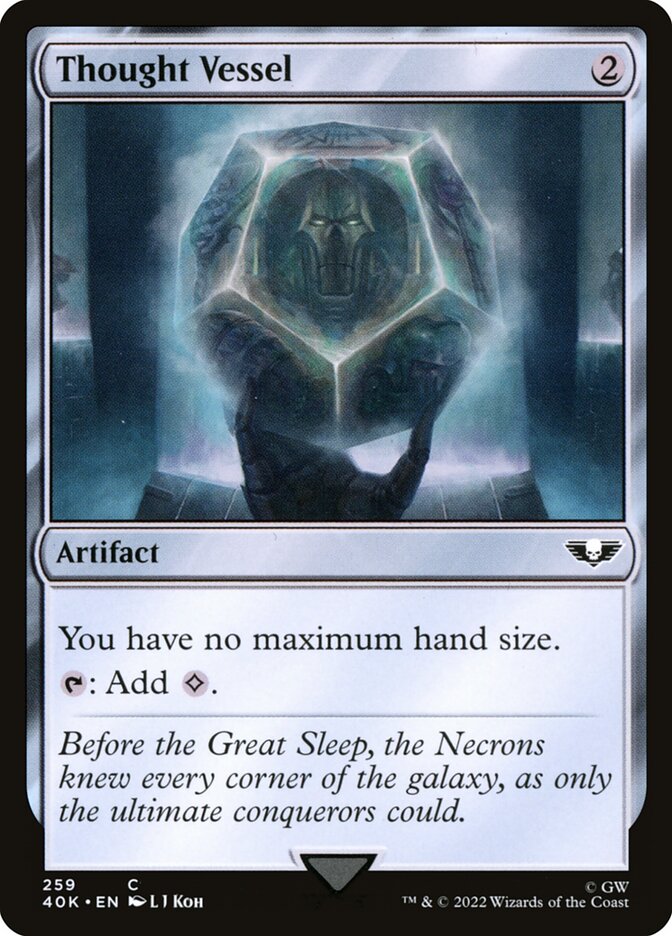 Receptáculo de Pensamentos / Thought Vessel - Magic: The Gathering - MoxLand