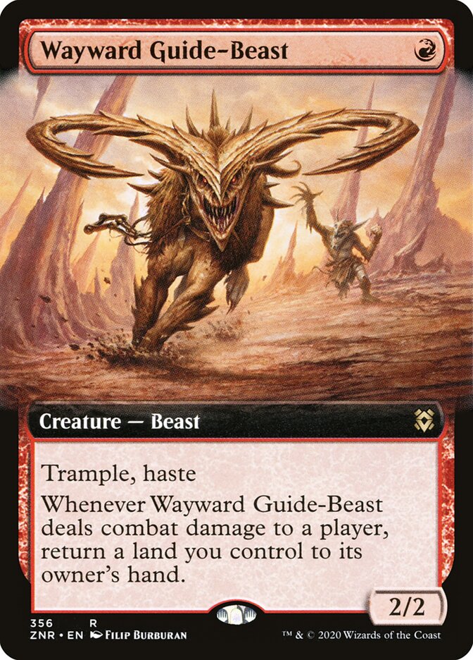 Fera-guia Errática / Wayward Guide-Beast - Magic: The Gathering - MoxLand