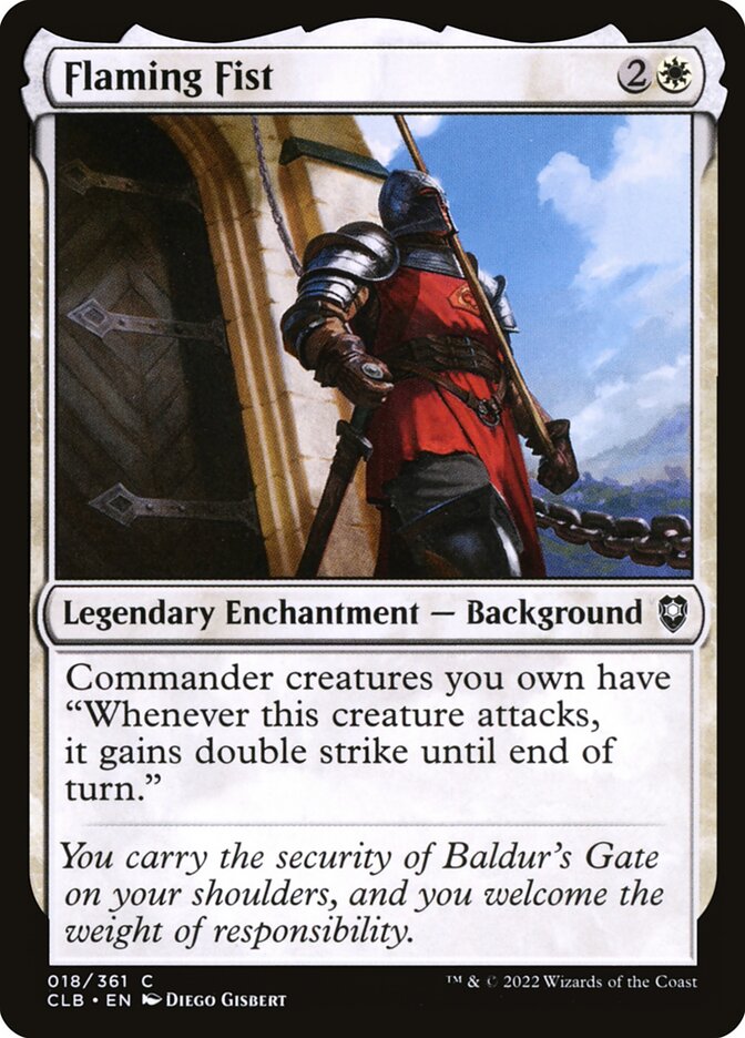 Punho Flamejante / Flaming Fist - Magic: The Gathering - MoxLand