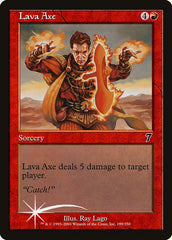 Machado de Lava / Lava Axe - Magic: The Gathering - MoxLand