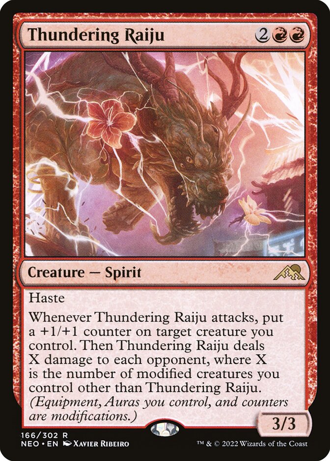 Raiju Trovejante / Thundering Raiju - Magic: The Gathering - MoxLand