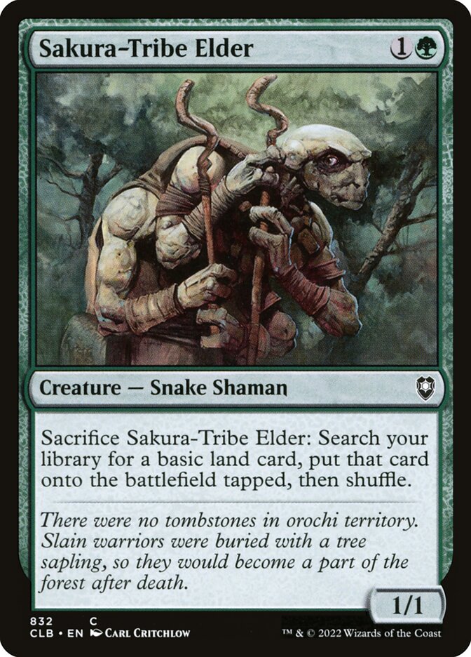 Ancião da Tribo Sakura / Sakura-Tribe Elder - Magic: The Gathering - MoxLand