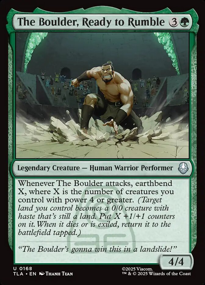 O Pedregulho, Pronto para Brigar / The Boulder, Ready to Rumble - Magic: The Gathering - MoxLand