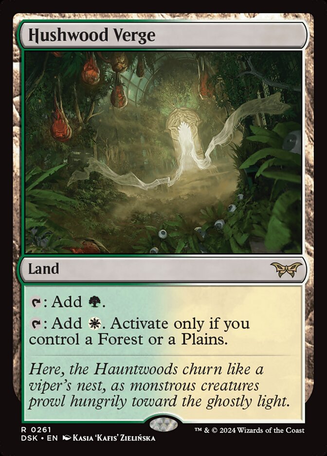 Limiar de Bosquemudo / Hushwood Verge - Magic: The Gathering - MoxLand