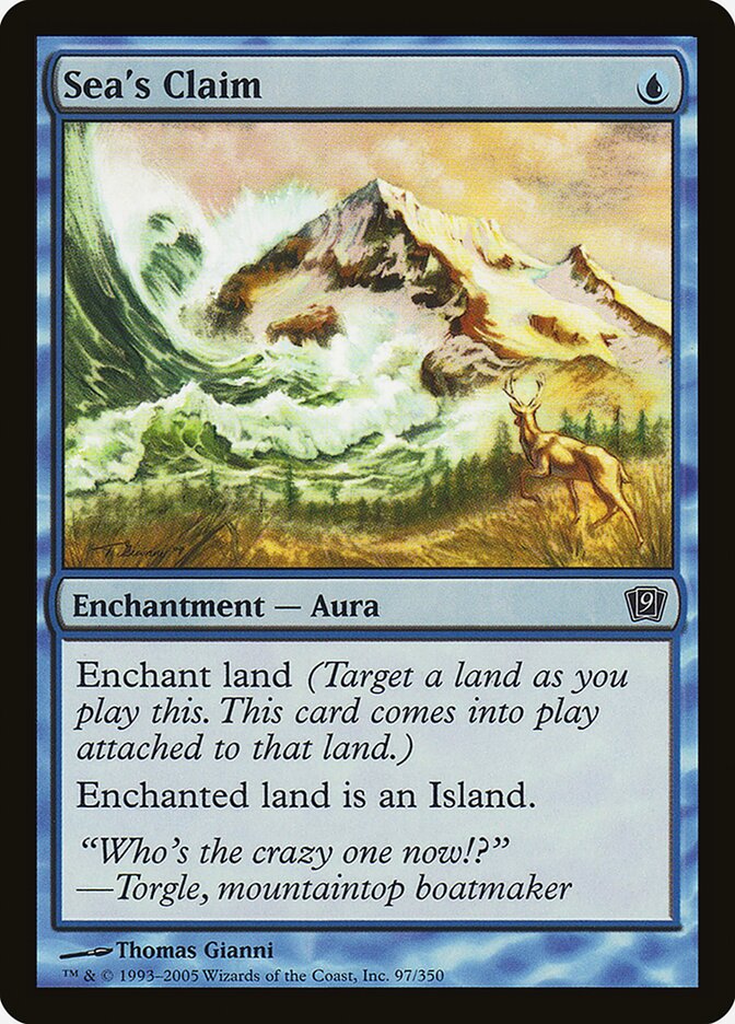 Reivindicação do Mar / Sea's Claim - Magic: The Gathering - MoxLand
