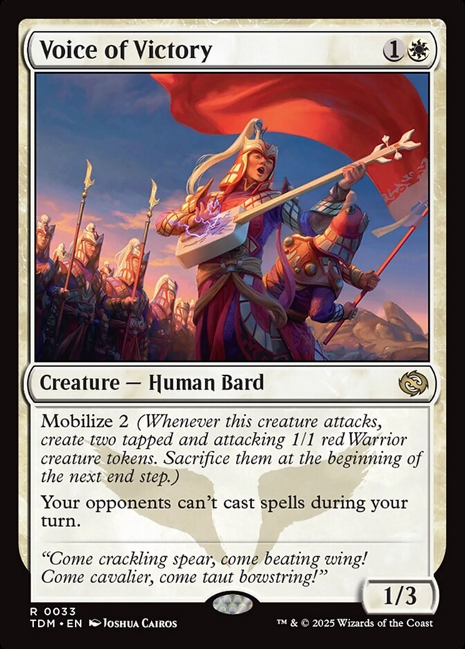 Voz da Vitória / Voice of Victory - Magic: The Gathering - MoxLand