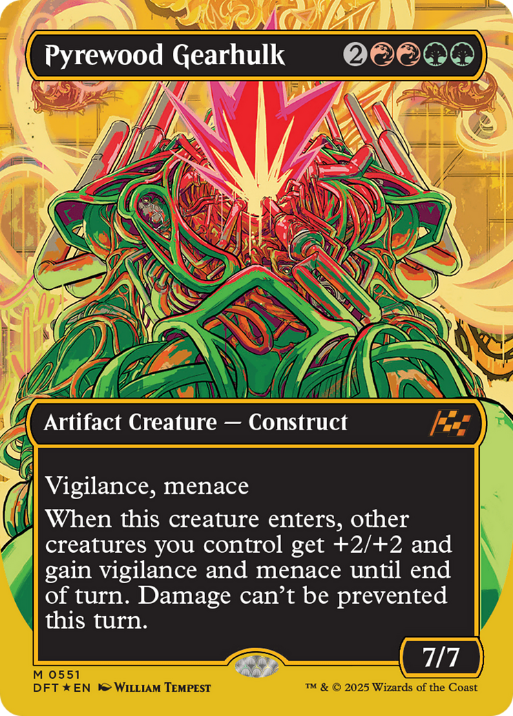 Mecanotitã da Lenhardente / Pyrewood Gearhulk - Magic: The Gathering - MoxLand