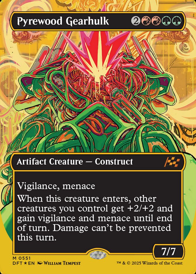 Mecanotitã da Lenhardente / Pyrewood Gearhulk - Magic: The Gathering - MoxLand