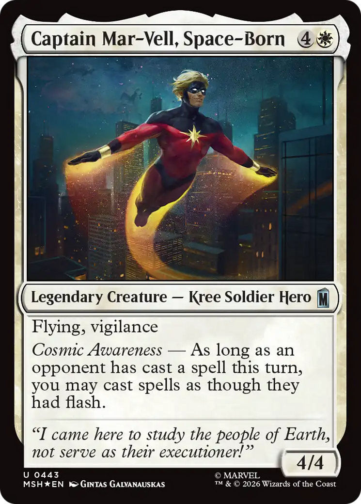 Captain Mar-Vell, Space-Born - Magic: The Gathering - MoxLand
