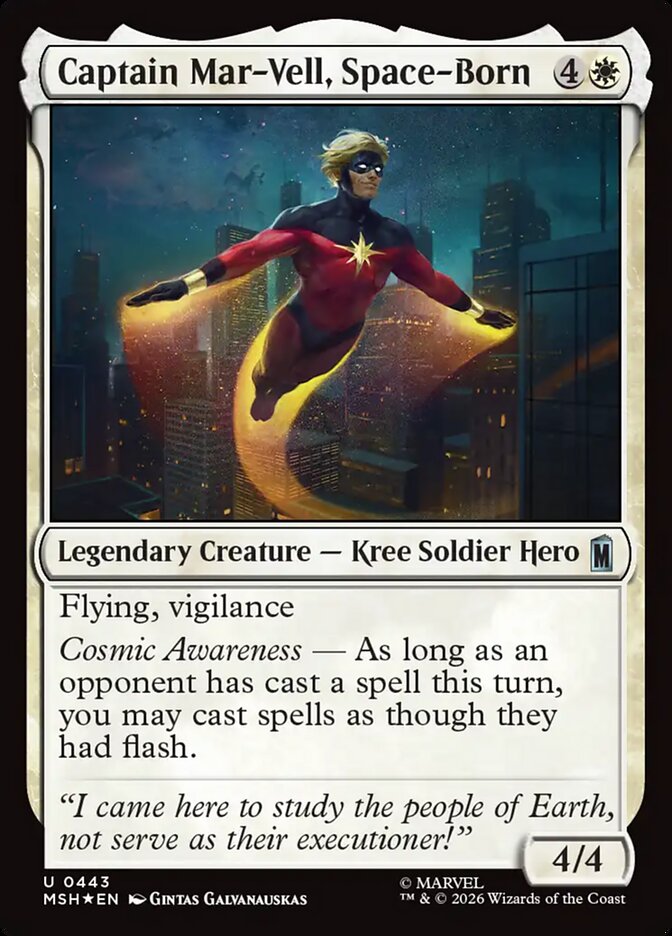 Captain Mar-Vell, Space-Born - Magic: The Gathering - MoxLand