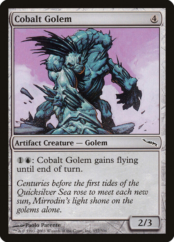 Golem de Cobalto / Cobalt Golem - Magic: The Gathering - MoxLand