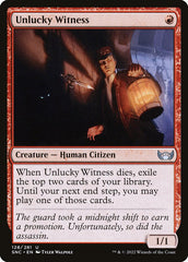 Testemunha Azarada / Unlucky Witness - Magic: The Gathering - MoxLand