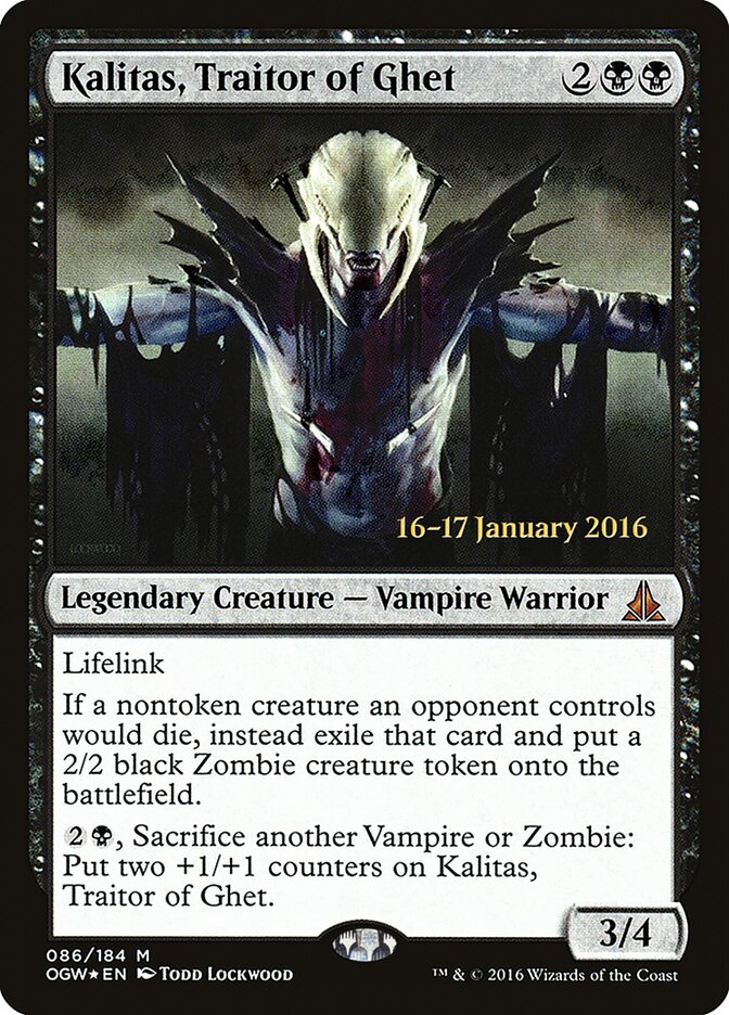 Kalitas, Traidor de Ghet / Kalitas, Traitor of Ghet - Magic: The Gathering - MoxLand