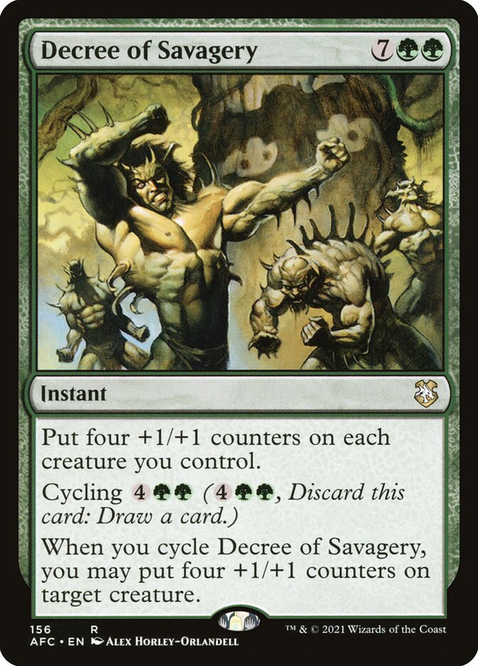 Decreto de Selvageria / Decree of Savagery - Magic: The Gathering - MoxLand