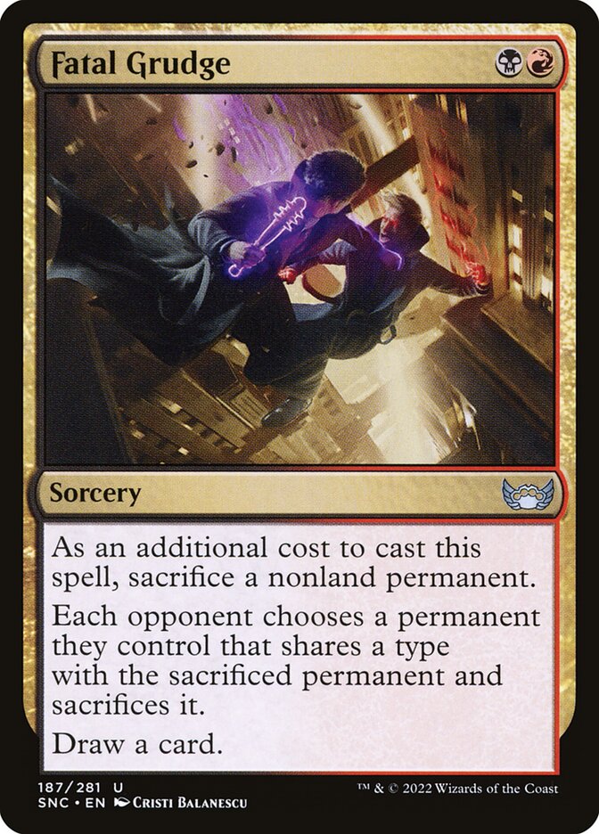 Rancor Fatal / Fatal Grudge - Magic: The Gathering - MoxLand