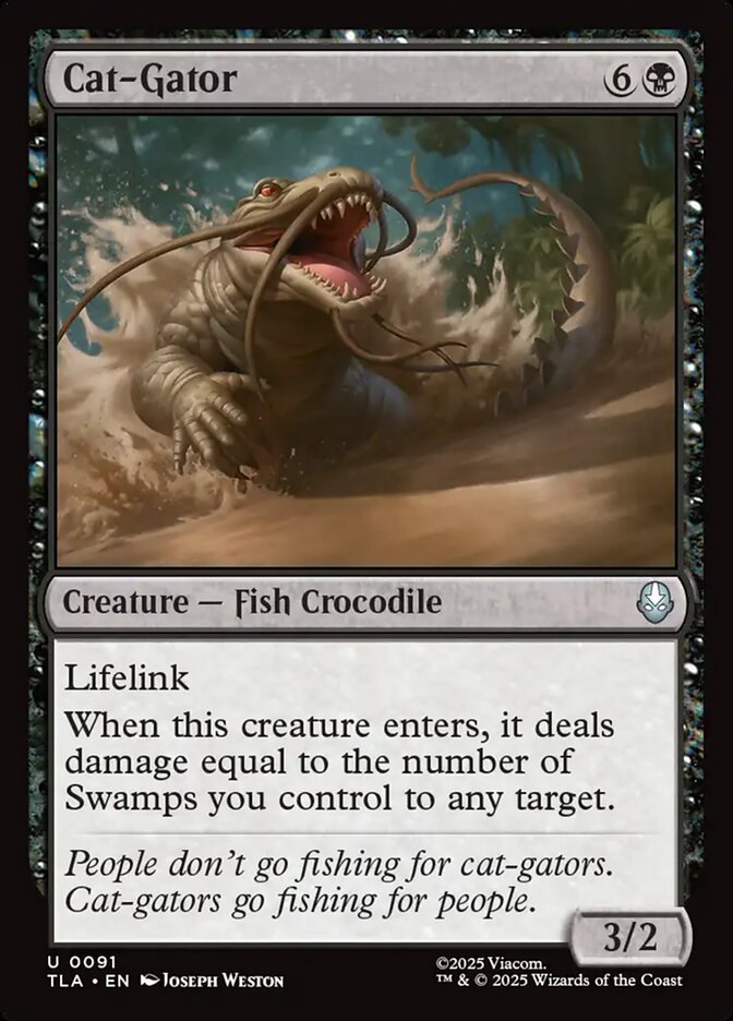 Crocogato / Cat-Gator - Magic: The Gathering - MoxLand