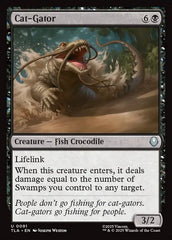 Crocogato / Cat-Gator - Magic: The Gathering - MoxLand