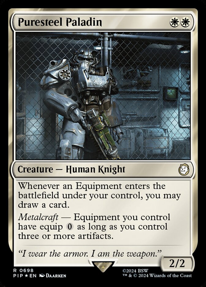 Paladino de Aço Puro / Puresteel Paladin - Magic: The Gathering - MoxLand
