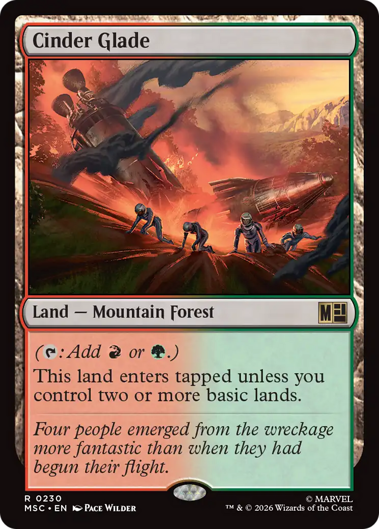 Clareira das Cinzas / Cinder Glade - Magic: The Gathering - MoxLand