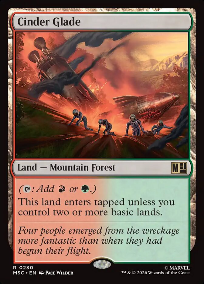 Clareira das Cinzas / Cinder Glade - Magic: The Gathering - MoxLand