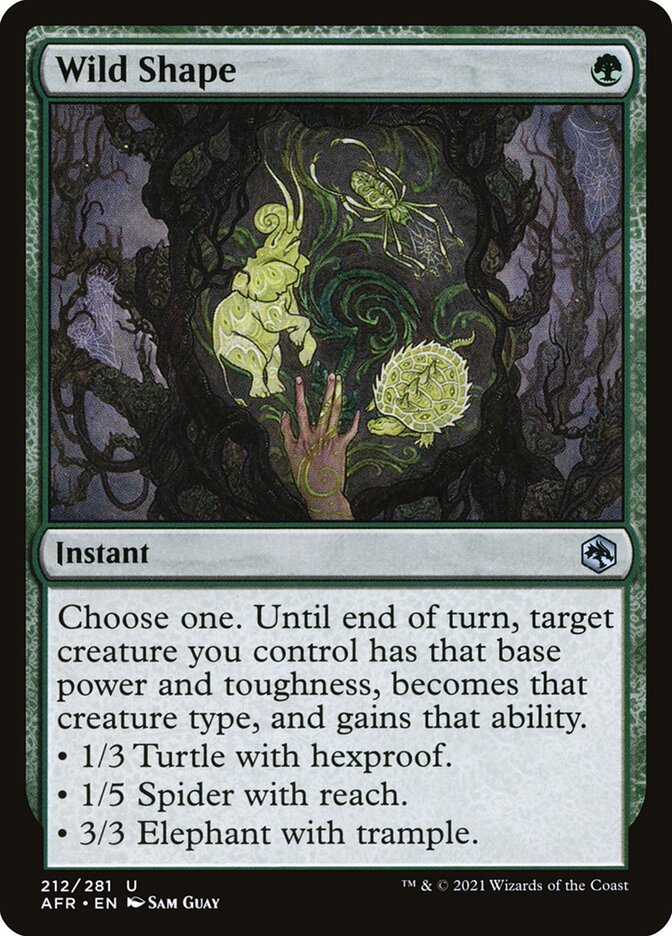 Forma Selvagem / Wild Shape - Magic: The Gathering - MoxLand