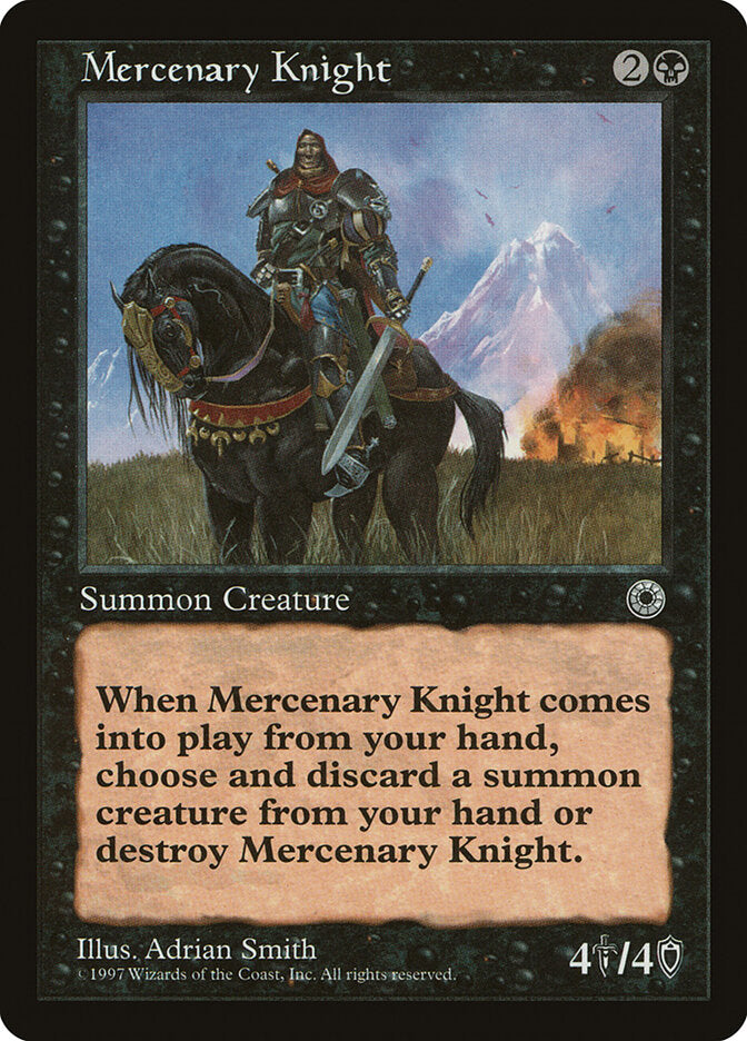 Mercenary Knight / Mercenary Knight - Magic: The Gathering - MoxLand