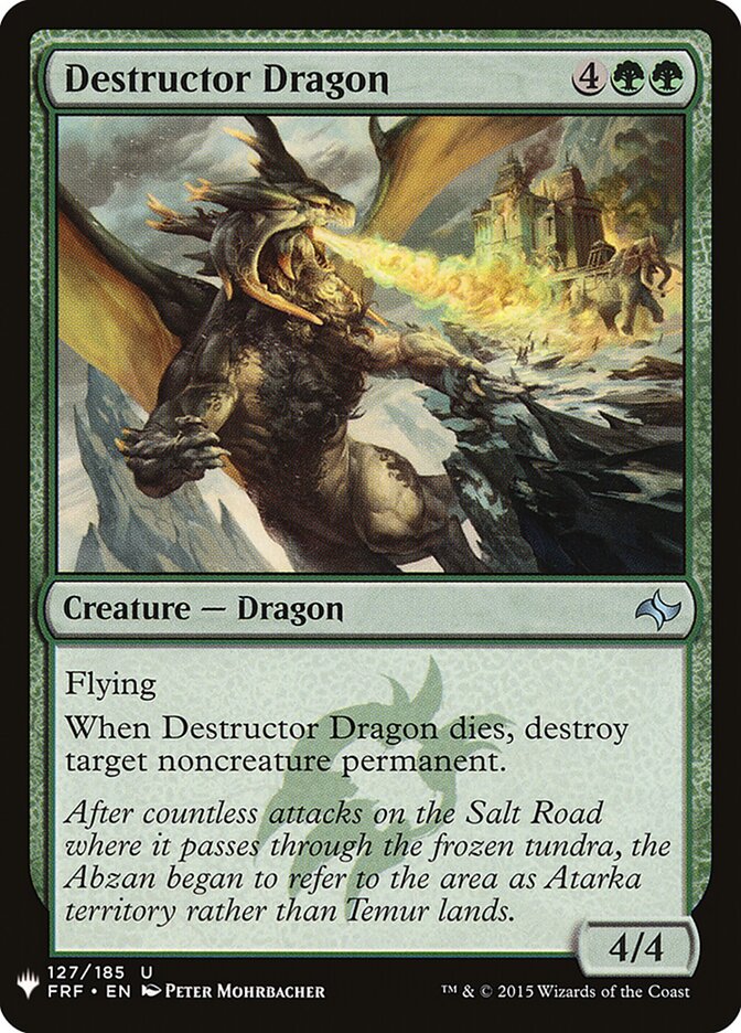 Dragão Destruidor / Destructor Dragon - Magic: The Gathering - MoxLand
